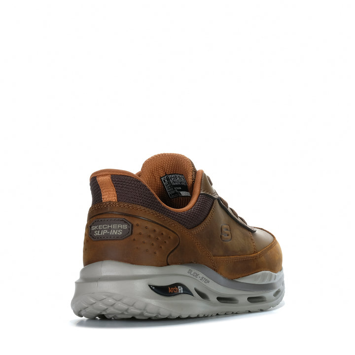 Skechers Slip-Ins: Arch Fit Orvan - Moxley Dark Brown 210981 Mens Walking & Running