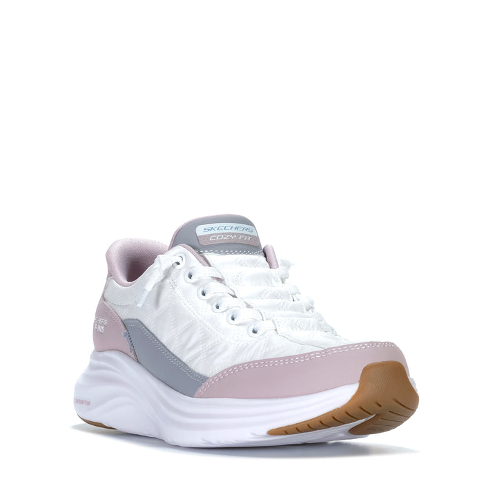 Skechers Slip-Ins: Contour Foam - Cozy Fit White/Lavender 150404 Womens Sneakers