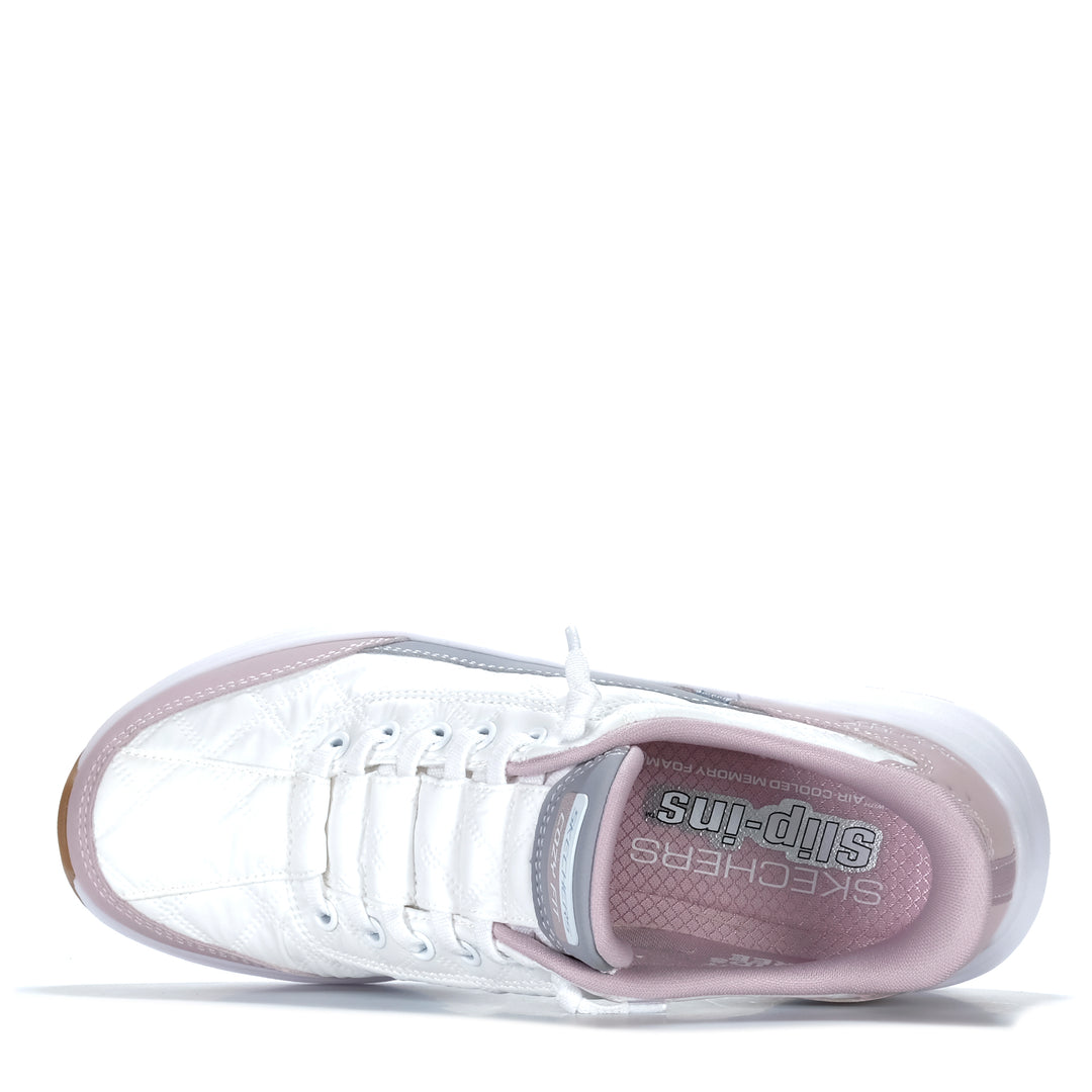 Skechers Slip-Ins: Contour Foam - Cozy Fit White/Lavender 150404 Womens Sneakers