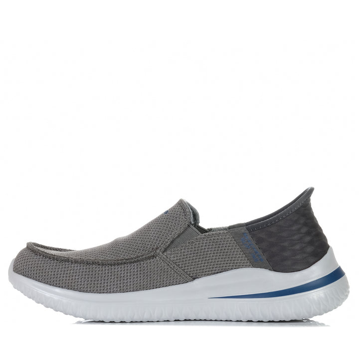 Skechers Slip-Ins: Delson 3.0 - Cabrino 210604 Grey, 10 US, 11 US, 12 US, 13 US, 8 US, 9 US, casual, grey, mens, shoes, Skechers