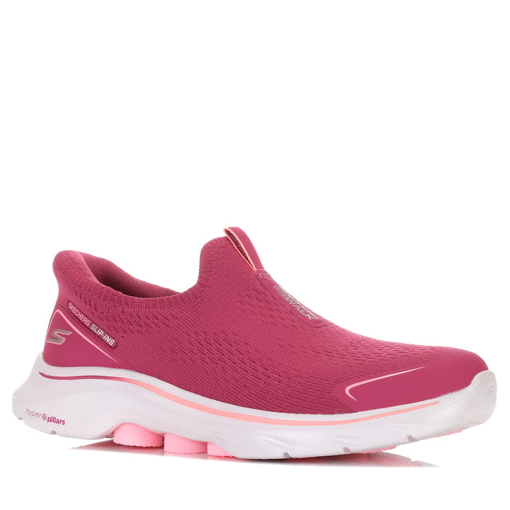 Skechers Slip-Ins: GOwalk 7 - Sarai 125242 Pink, 10 US, 11 US, 6 us, 8 us, 9 US, flats, pink, shoes, skechers, sports, walking, womens