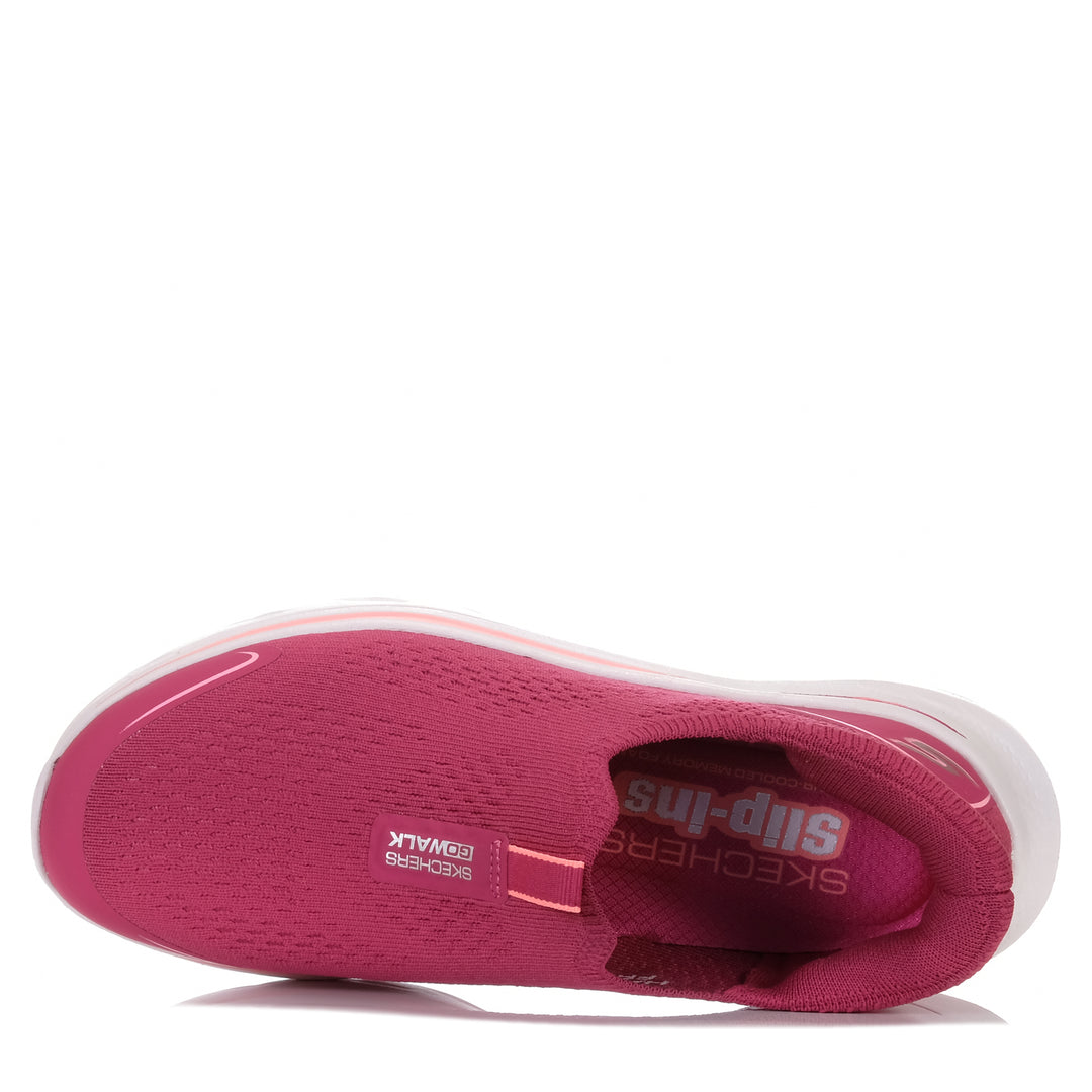 Skechers Slip-Ins: GOwalk 7 - Sarai 125242 Pink, 10 US, 11 US, 6 us, 8 us, 9 US, flats, pink, shoes, skechers, sports, walking, womens