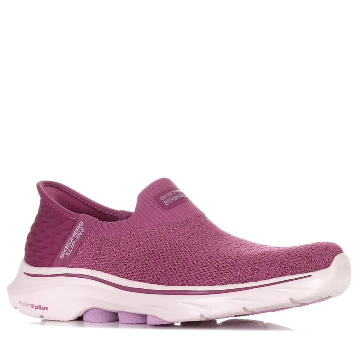 Skechers Slip-Ins: GOwalk 7 - Spring Time 125219 Plum, purple, skechers, sports, walking, womens