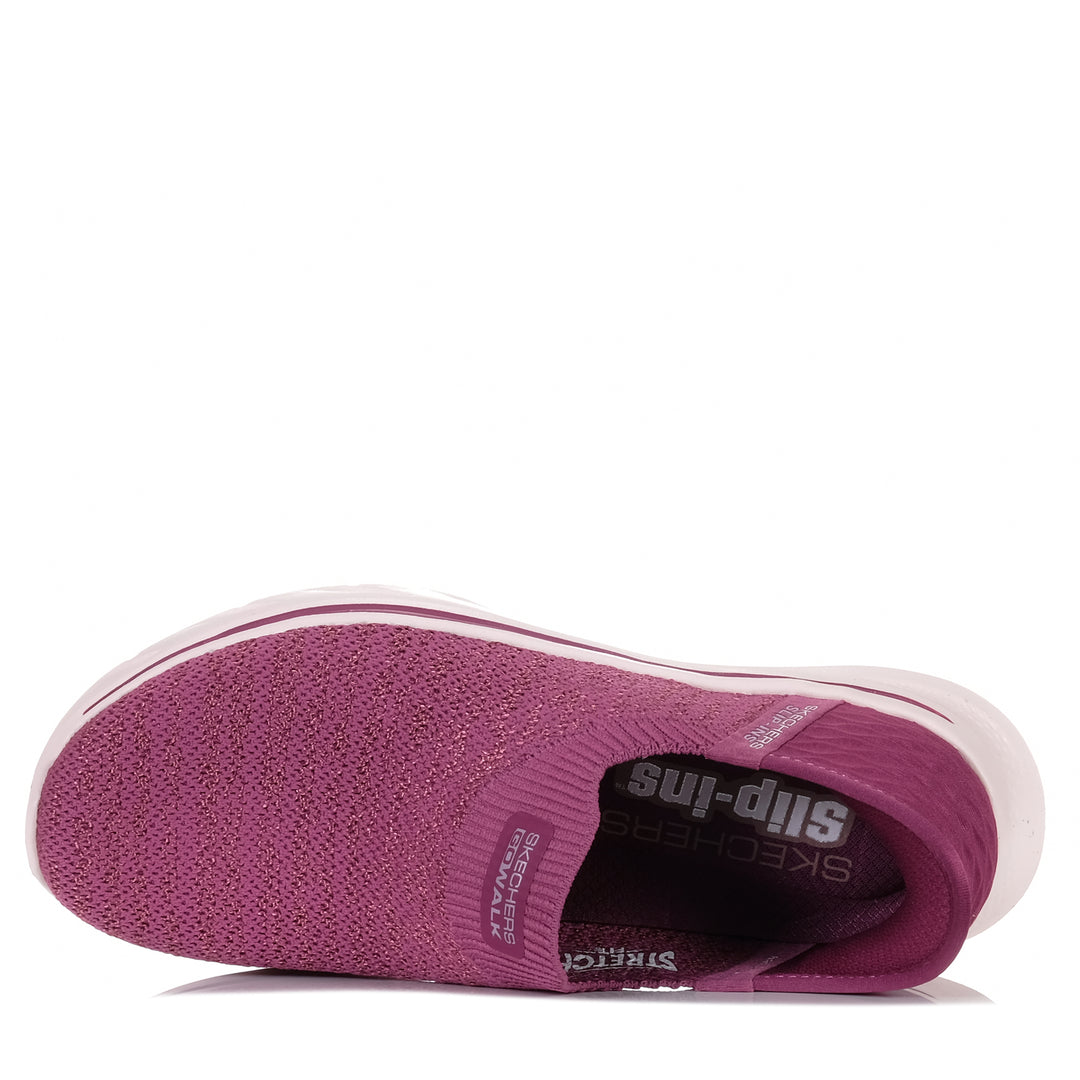 Skechers Slip-Ins: GOwalk 7 - Spring Time 125219 Plum, purple, skechers, sports, walking, womens