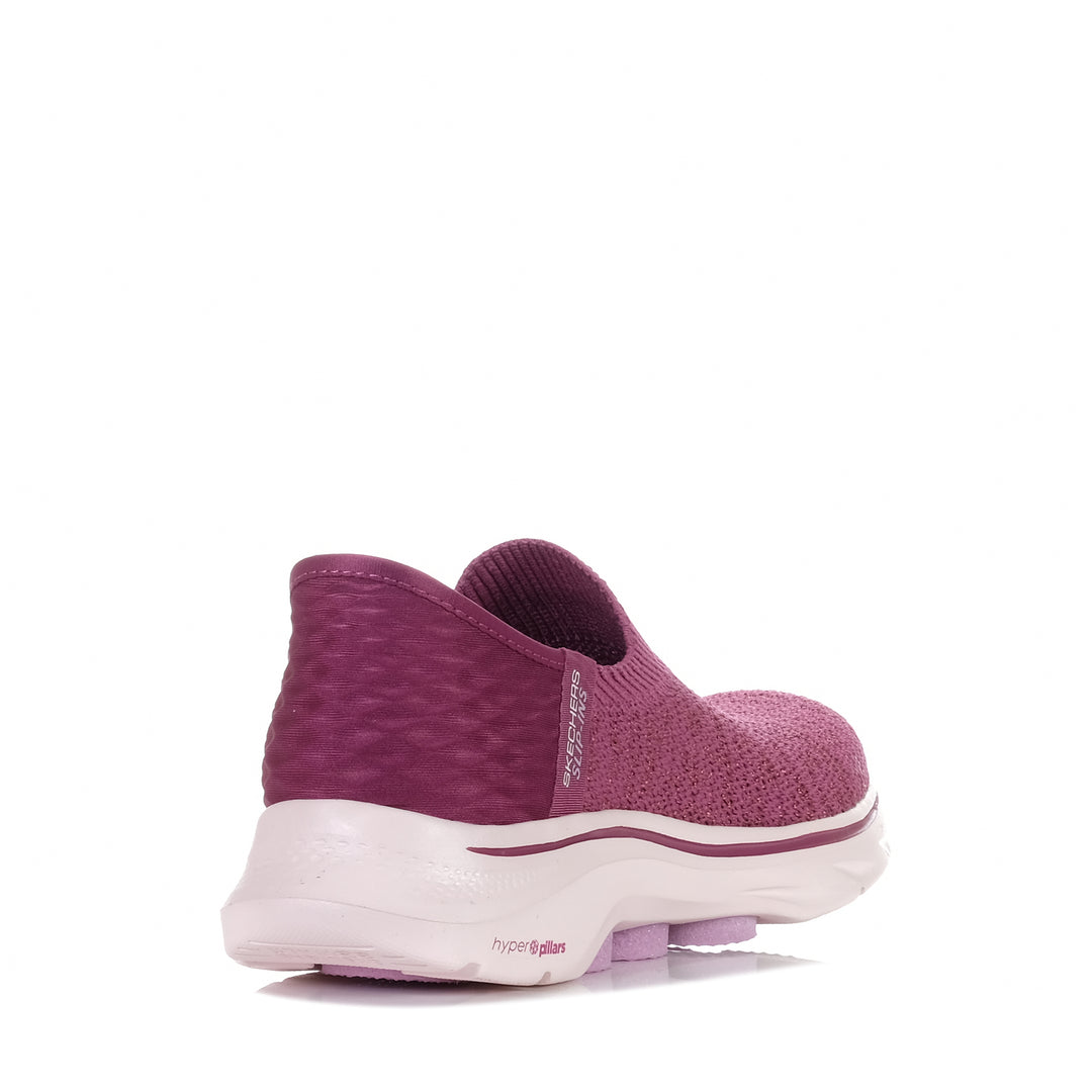 Skechers Slip-Ins: GOwalk 7 - Spring Time 125219 Plum, purple, skechers, sports, walking, womens