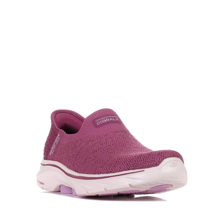 Skechers Slip-Ins: GOwalk 7 - Spring Time 125219 Plum, purple, skechers, sports, walking, womens