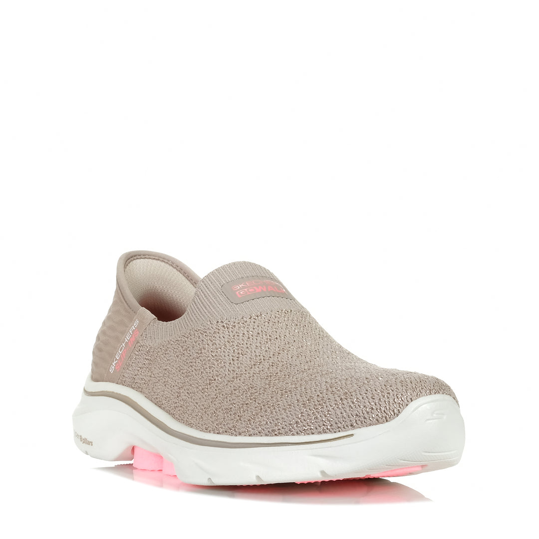 Skechers Slip-Ins: GOwalk 7 - Spring Time 125219 Taupe, Womens