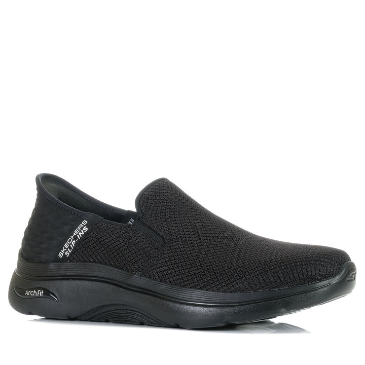 Skechers Slip-Ins: GOwalk Arch Fit 2.0 - Hands Free 216600 Black, Mens, black, casual, mens, shoes, skechers, sports, walking