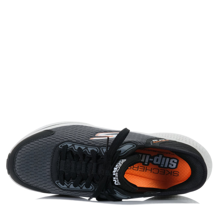 Skechers Slip-Ins: Go Run Consistent 220863 Black/Charcoal, Mens