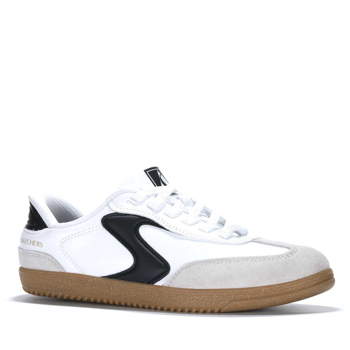 Skechers Slip-Ins: Hotshot - Perfect Choice Wide Fit White/Black Womens Sneakers