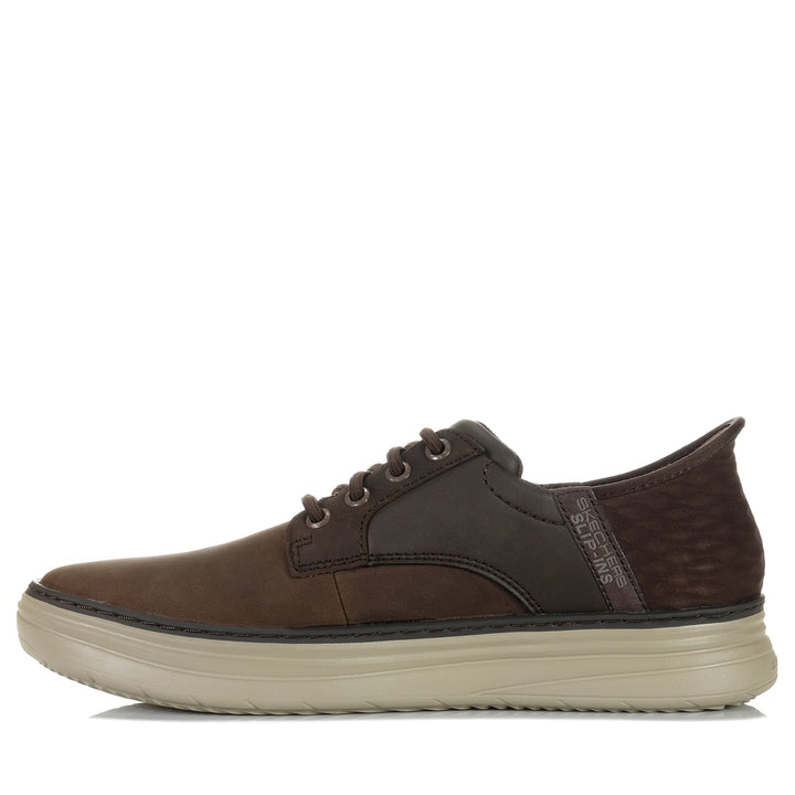 Skechers Slip-Ins: Hyland - Radley 205279 Cocoa, 10 US, 10.5 US, 11 US, 11.5 US, 12 US, 13 US, 14 US, 8 US, 8.5 US, 9 US, 9.5 US, brown, casual, low-tops, mens, shoes, Skechers, sneakers