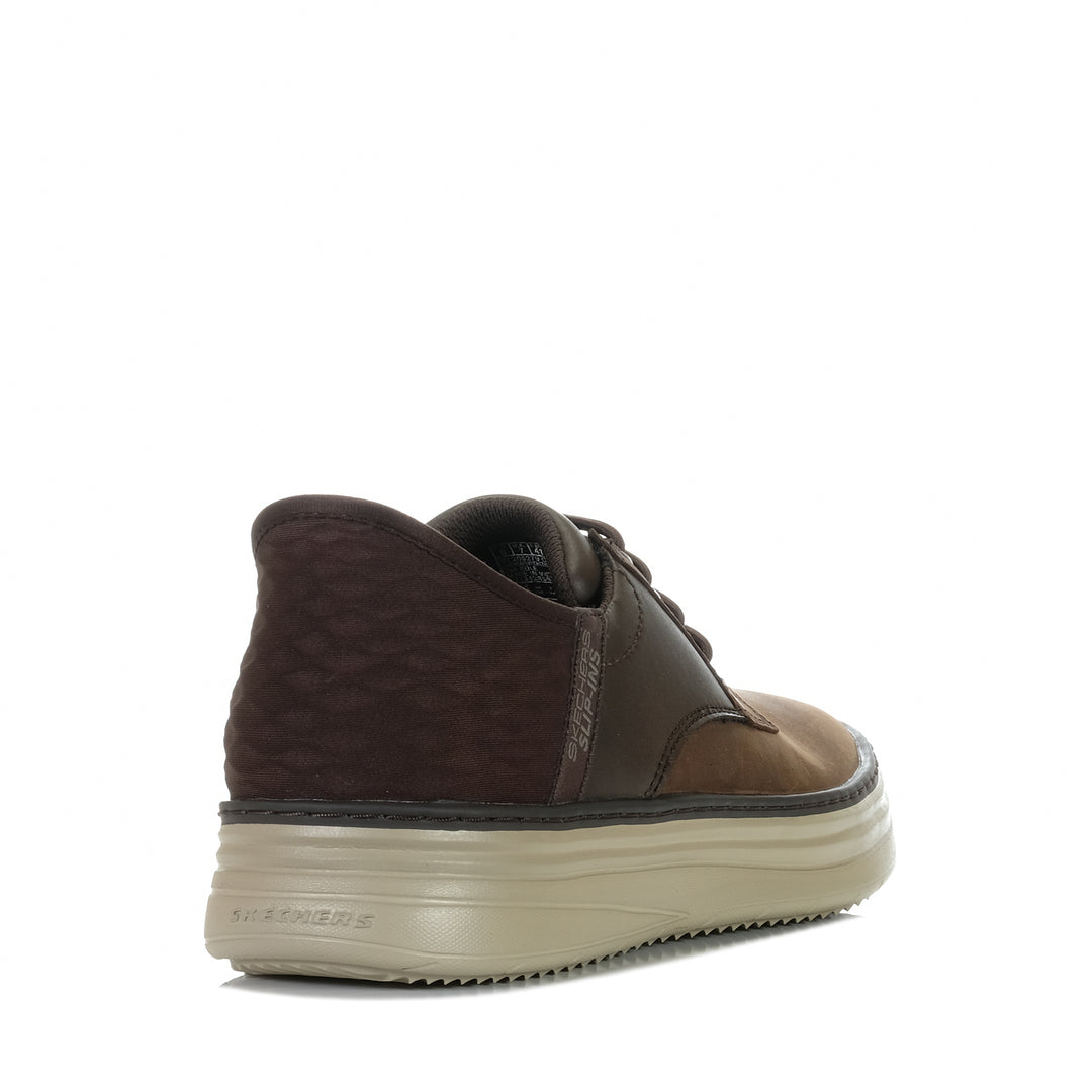 Skechers Slip-Ins: Hyland - Radley 205279 Cocoa, 10 US, 10.5 US, 11 US, 11.5 US, 12 US, 13 US, 14 US, 8 US, 8.5 US, 9 US, 9.5 US, brown, casual, low-tops, mens, shoes, Skechers, sneakers