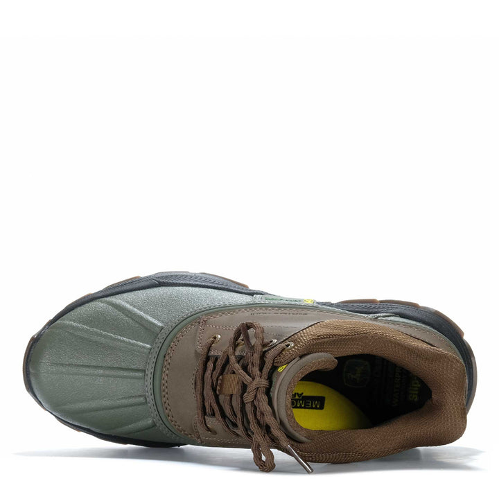 Skechers Slip-Ins John Deere Waterproof Respected Brown 256026 Mens Boots