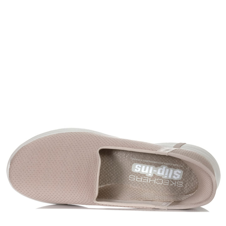 Skechers Slip-Ins: On-The-Go Swift - Luminary 137291 Taupe/Gold, Womens