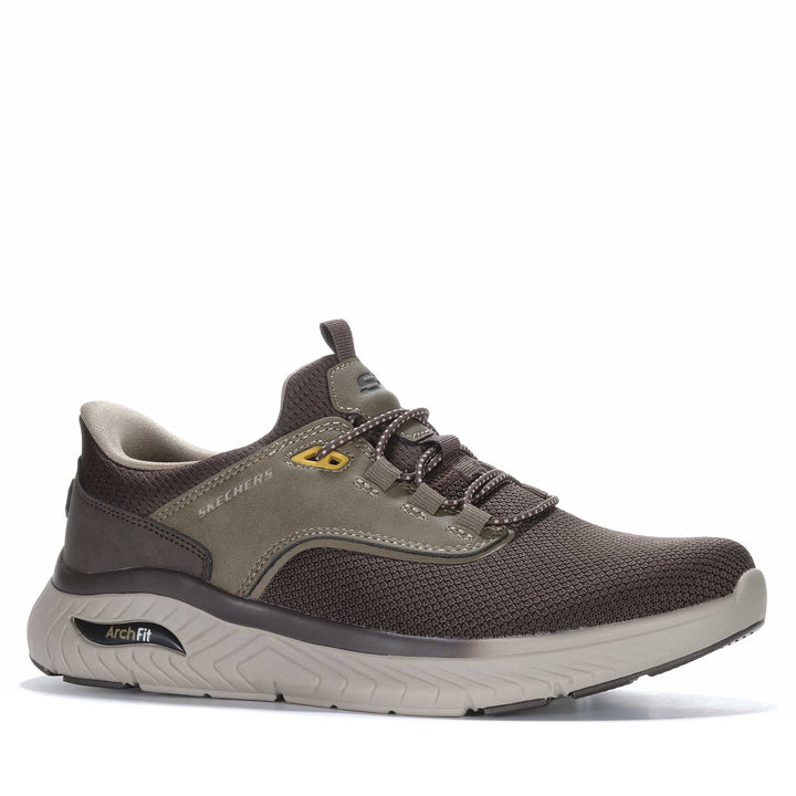 Skechers Slip-Ins Relaxed Fit: Arch Fit Crosser - Chozen Brown 2