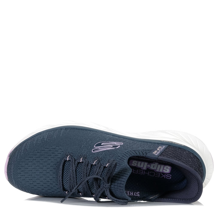 Skechers Slip-Ins Relaxed Fit: Edgeride 150470 Navy/Lavender, Womens