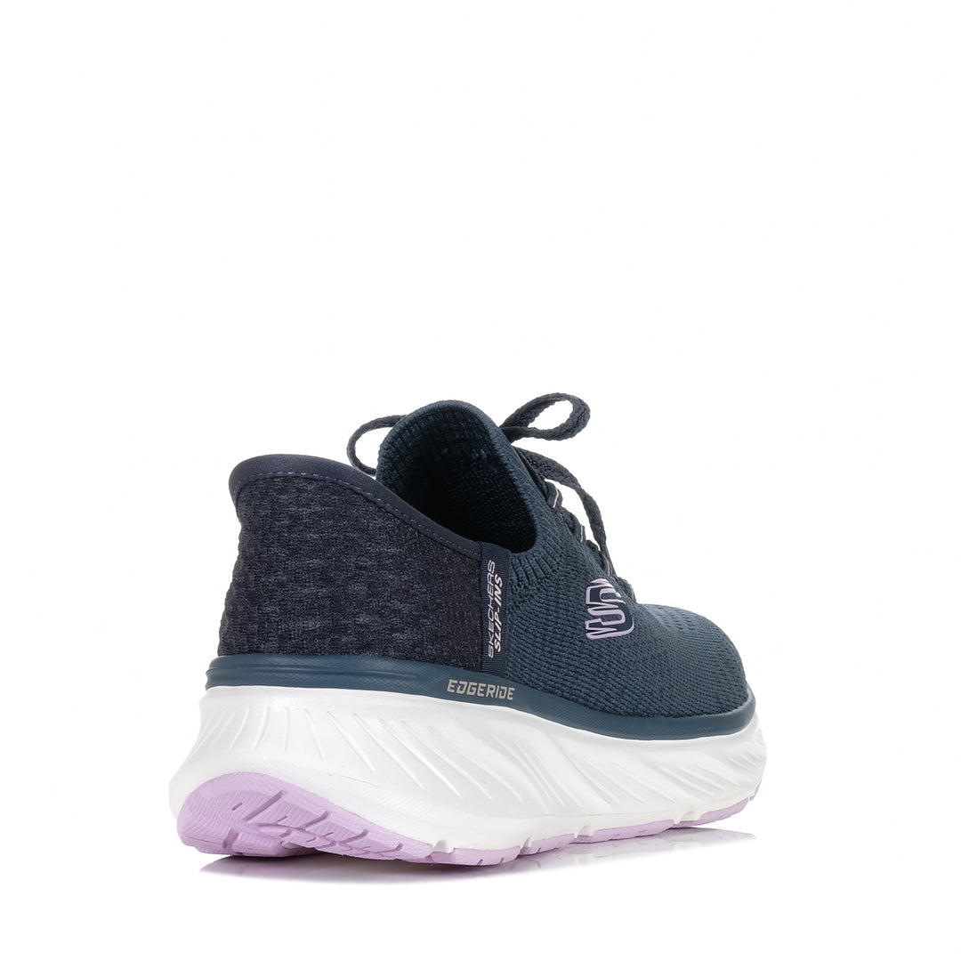 Skechers Slip-Ins Relaxed Fit: Edgeride 150470 Navy/Lavender, Womens