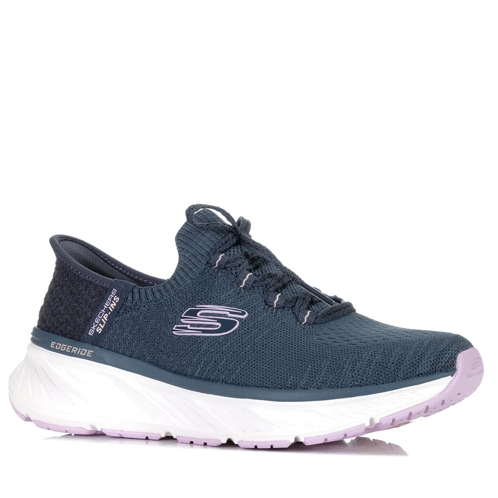 Skechers Slip-Ins Relaxed Fit: Edgeride 150470 Navy/Lavender, Womens