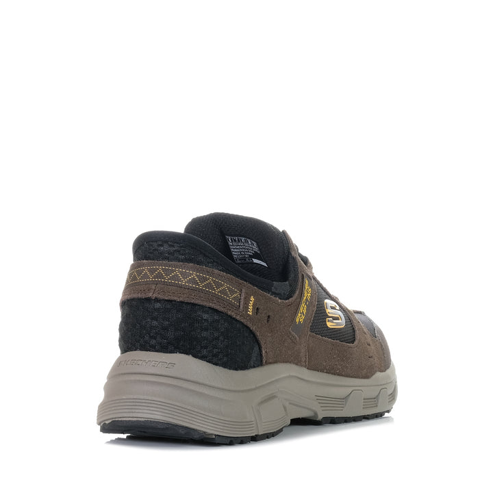 Skechers Slip-Ins Relaxed Fit: Oak Canyon 237450 Brown/Black, 10 US, 11 US, 12 US, 13 US, 14 US, 8 US, 9 US, brown, casual, mens, shoes, Skechers, sports, walking