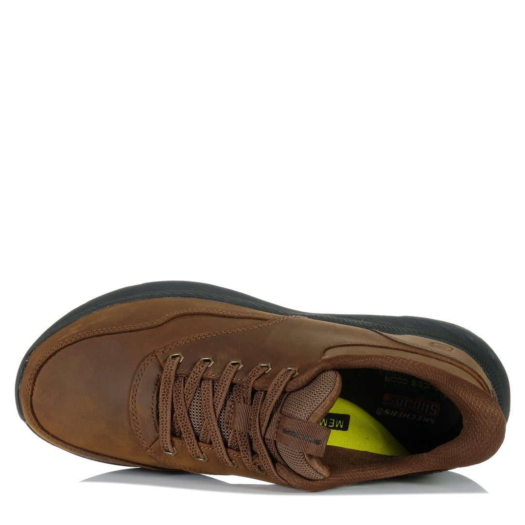 Skechers Slip-Ins: Relaxed Fit Pollard - Brax Dark Brown 205338