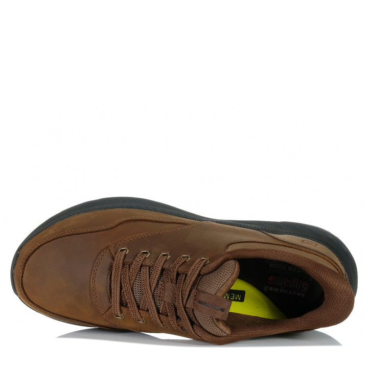 Skechers Slip-Ins: Relaxed Fit Pollard - Brax Dark Brown 205338
