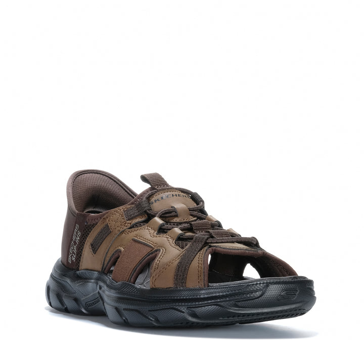Skechers Slip-Ins Relaxed Fit: Revolted - Merrick Dark Brown 205