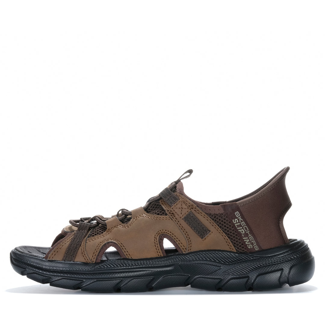 Skechers Slip-Ins Relaxed Fit: Revolted - Merrick Dark Brown 205