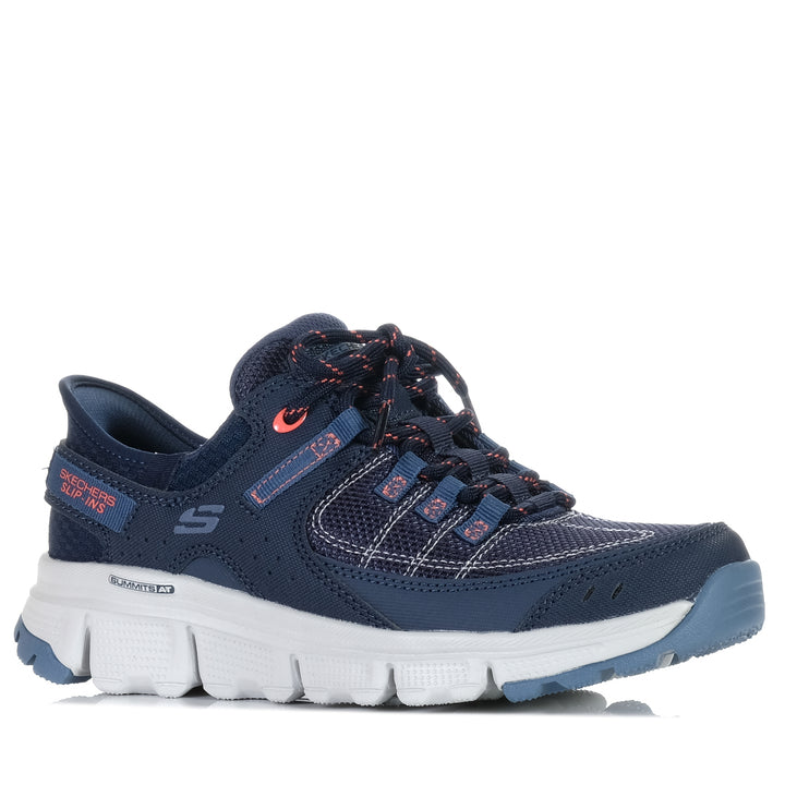 Skechers Slip-Ins: Summits AT 180147 Navy/Coral, 10 US, 11 US, 6 US, 7 US, 8 US, 9 US, blue, skechers, sports, walking, womens