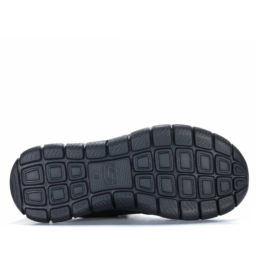 Skechers Slip-Ins: Track - Ezral Wide Fit Black 233039W Mens Shoes