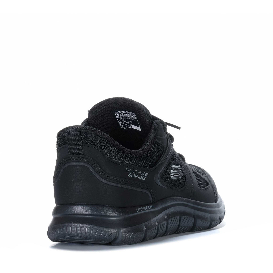 Skechers Slip-Ins: Track - Ezral Wide Fit Black 233039W Mens Shoes