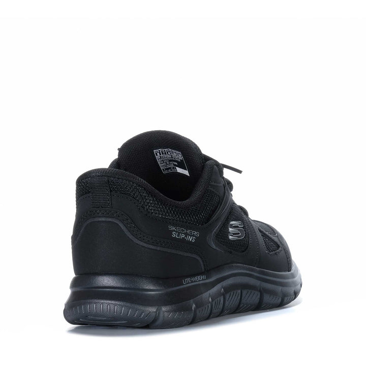 Skechers Slip-Ins: Track - Ezral Wide Fit Black 233039W Mens Shoes