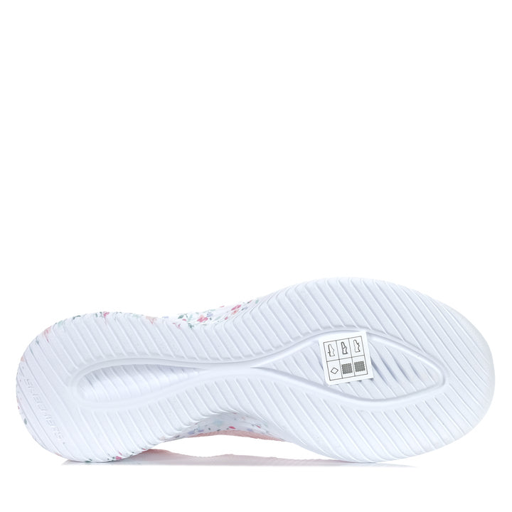 Skechers Slip-Ins: Ultra Flex 3.0 - Bloom On 150179 Pink/Multi, 10 US, 11 US, 6 US, 7 US, 8 US, 9 US, flats, floral, multi, pink, shoes, Skechers, slip ins, womens