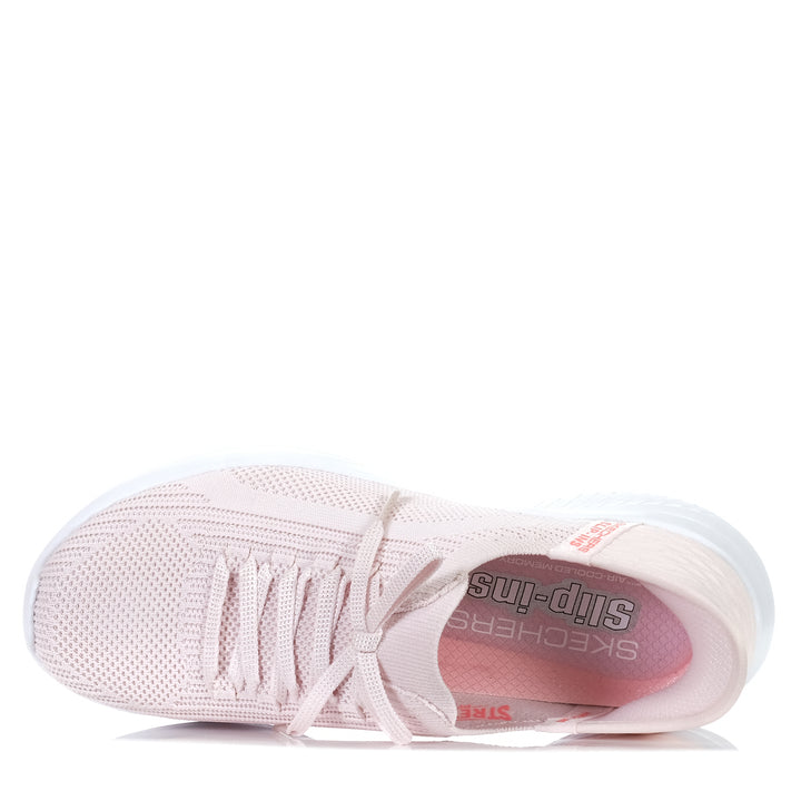 Skechers Slip-Ins: Ultra Flex 3.0 - Brilliant Path Light Pink, 10 us, 11 us, 6 us, 7 us, 7.5 us, 8 us, 8.5 us, 9 us, flats, low-tops, pink, shoes, skechers, sneakers, womens