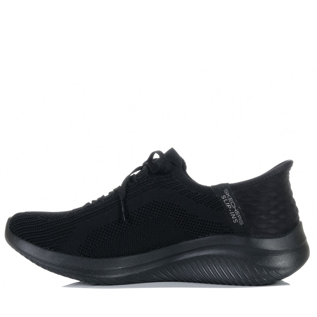 Skechers Slip-Ins: Ultra Flex 3.0 - Brilliant Path 149710W Black, 10 us, 11 us, 6 us, 7 us, 8 us, 9 us, black, flats, low-tops, shoes, skechers, sneakers, womens