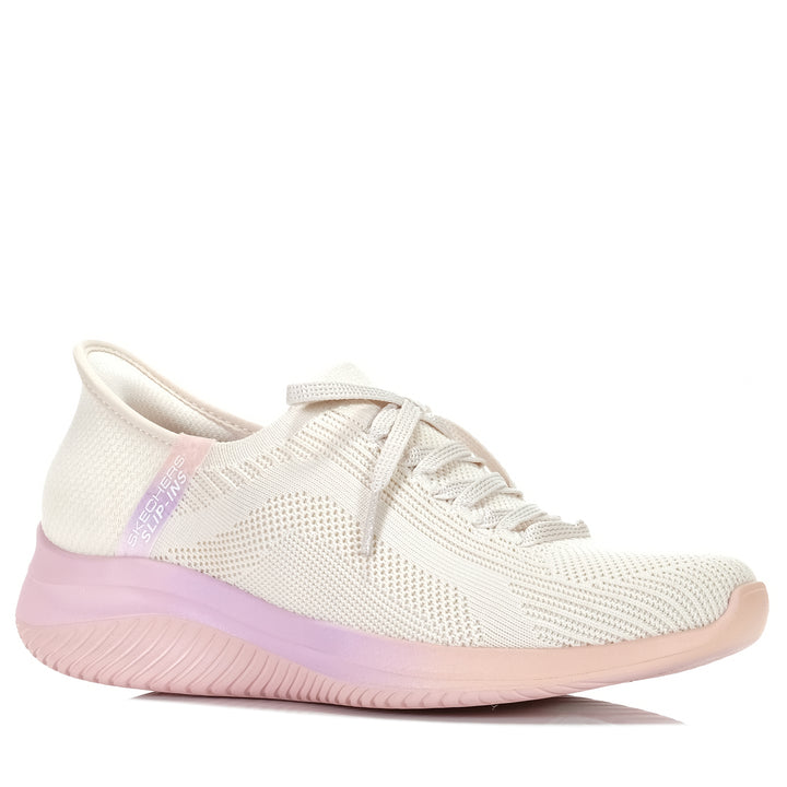 Skechers Slip-Ins: Ultra Flex 3.0 - Classy Hues 150188 Natural, 10 US, 11 US, 6 US, 7 US, 8 US, 9 US, flats, multi, shoes, Skechers, taupe, white, womens