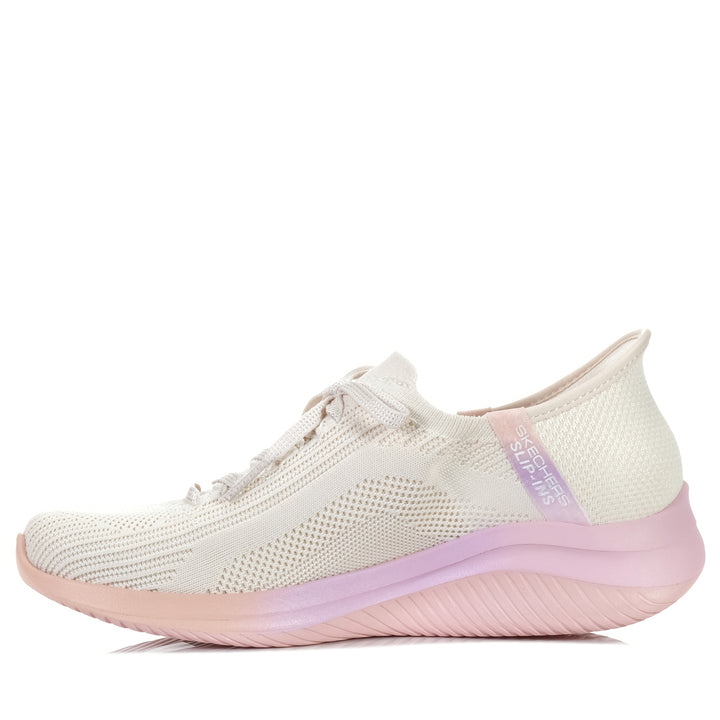 Skechers Slip-Ins: Ultra Flex 3.0 - Classy Hues 150188 Natural, 10 US, 11 US, 6 US, 7 US, 8 US, 9 US, flats, multi, shoes, Skechers, taupe, white, womens