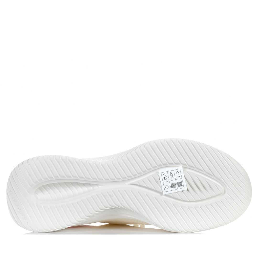 Skechers Slip-Ins: Ultra Flex 3.0 - Elevated Motion 150457 Natural, 10 US, 11 US, 6 US, 7 US, 8 US, 9 US, flats, low-tops, shoes, Skechers, slip ins, sneakers, white, womens