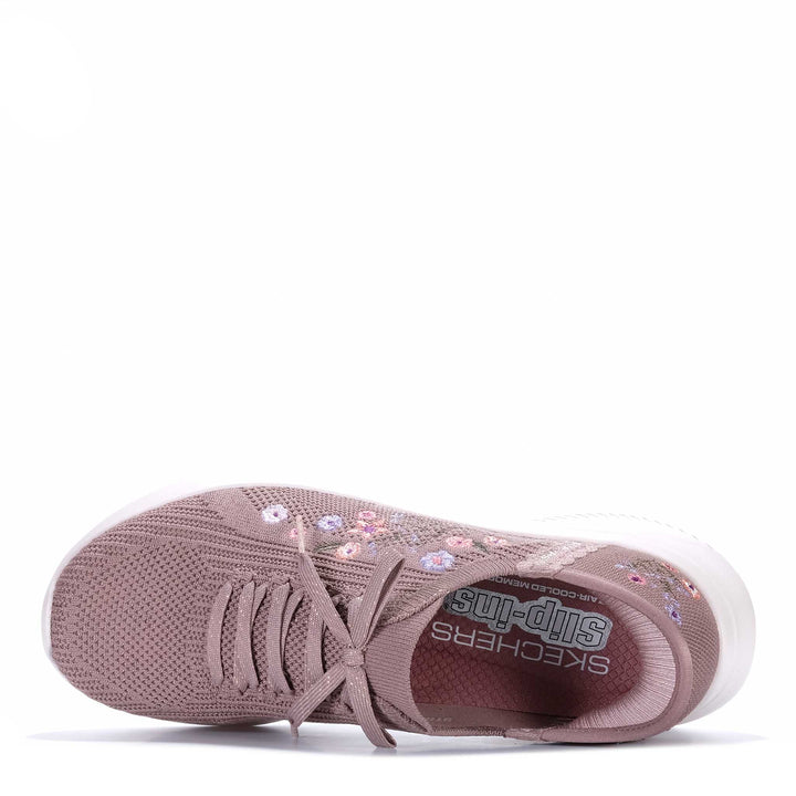 Skechers Slip-Ins: Ultra Flex 4.0 - Sweet Petals 150806 Womens Flats