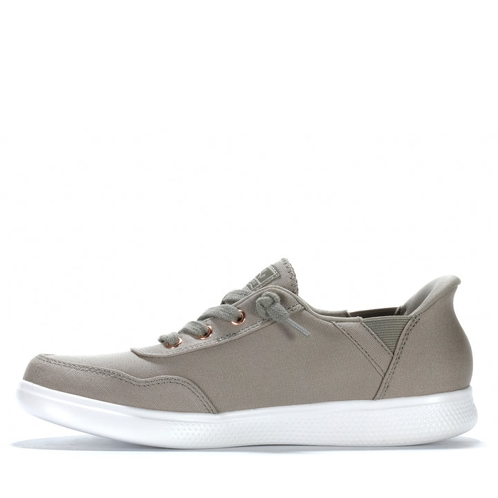 Skechers Slip-ins: BOBS Skip Cute Olive 114815 Womens Sneakers