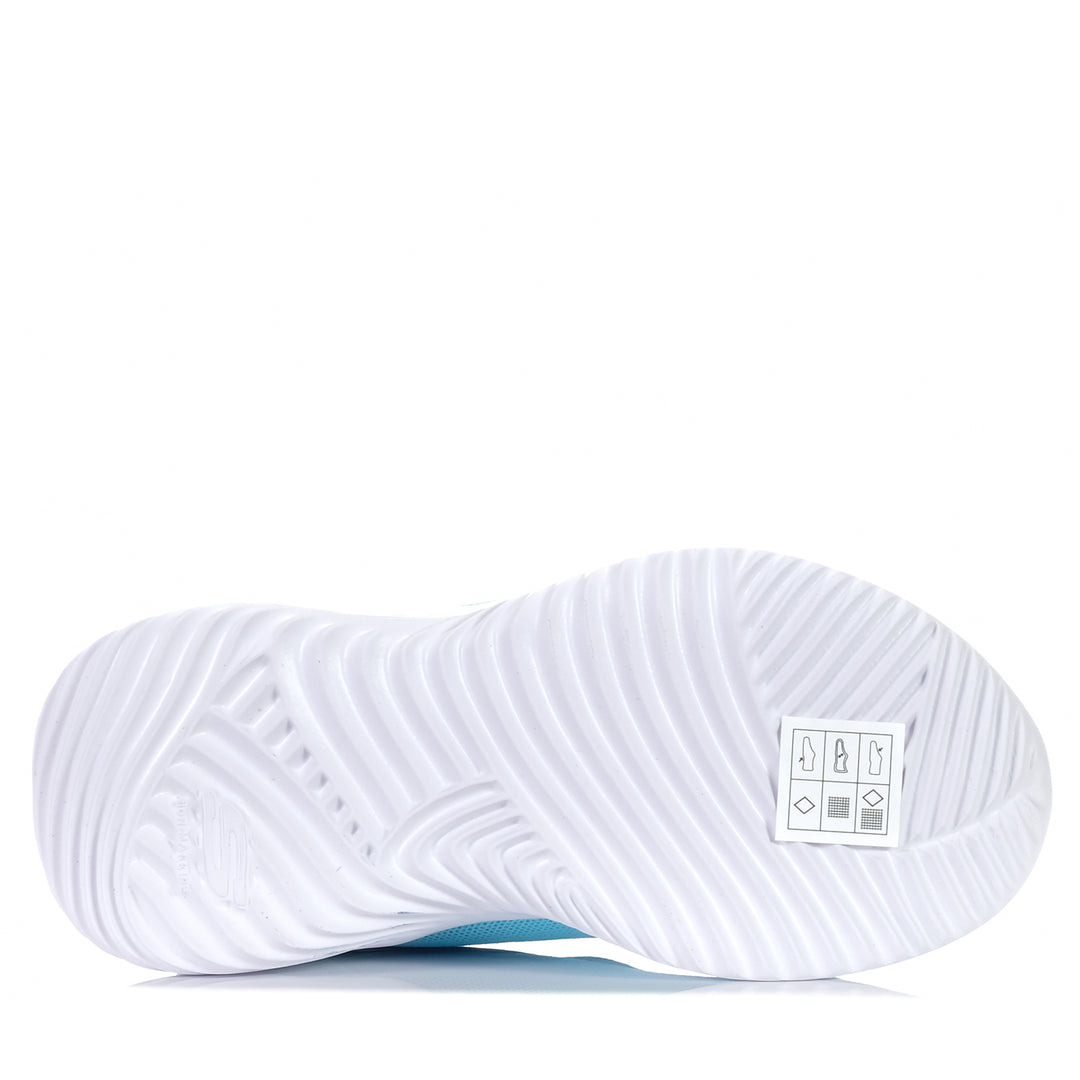 Skechers Slip-ins: Bounder - Simple Cute 303585L Turquoise, 1 US, 11 US, 12 US, 13 US, 2 US, 3 US, 4 US, 5 US, blue, kids, shoes, Skechers, youth