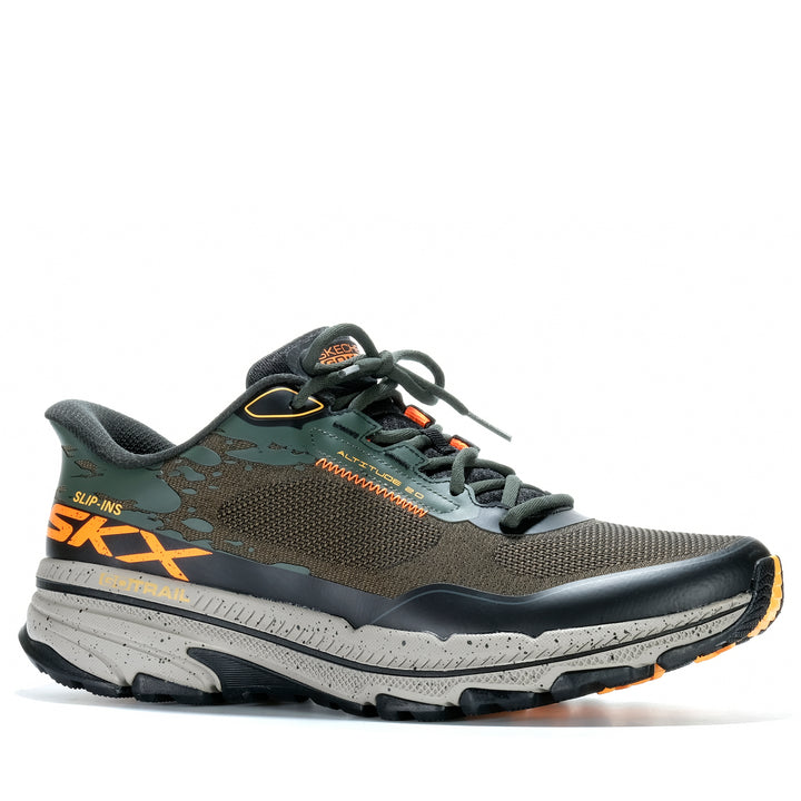 Skechers Slip-ins: GO RUN Trail Altitude 2.0 Olive 220761 Mens Sports