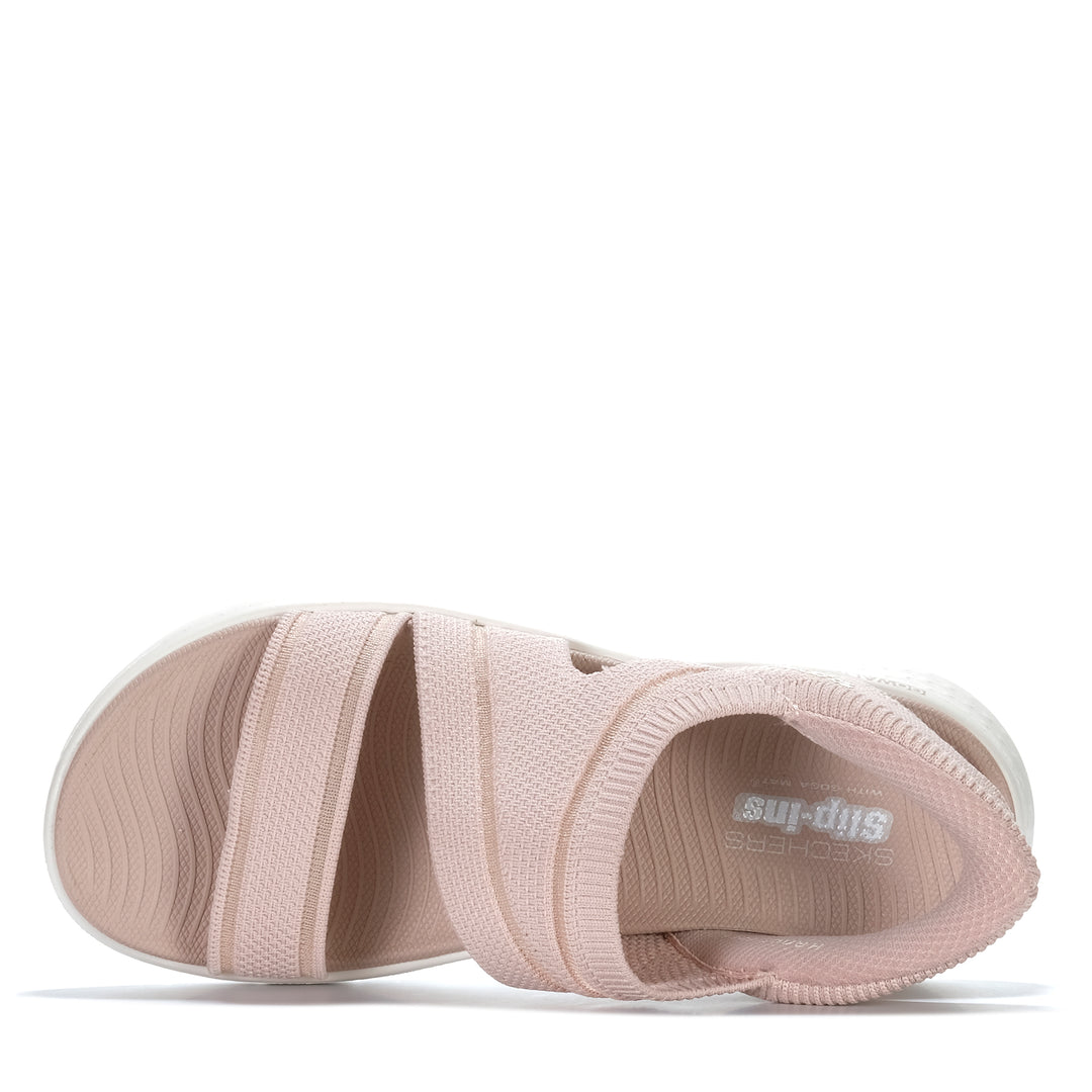 Skechers Slip-ins: GO Walk Flex Sandal - Enticing Blush 141482 Womens Sandals