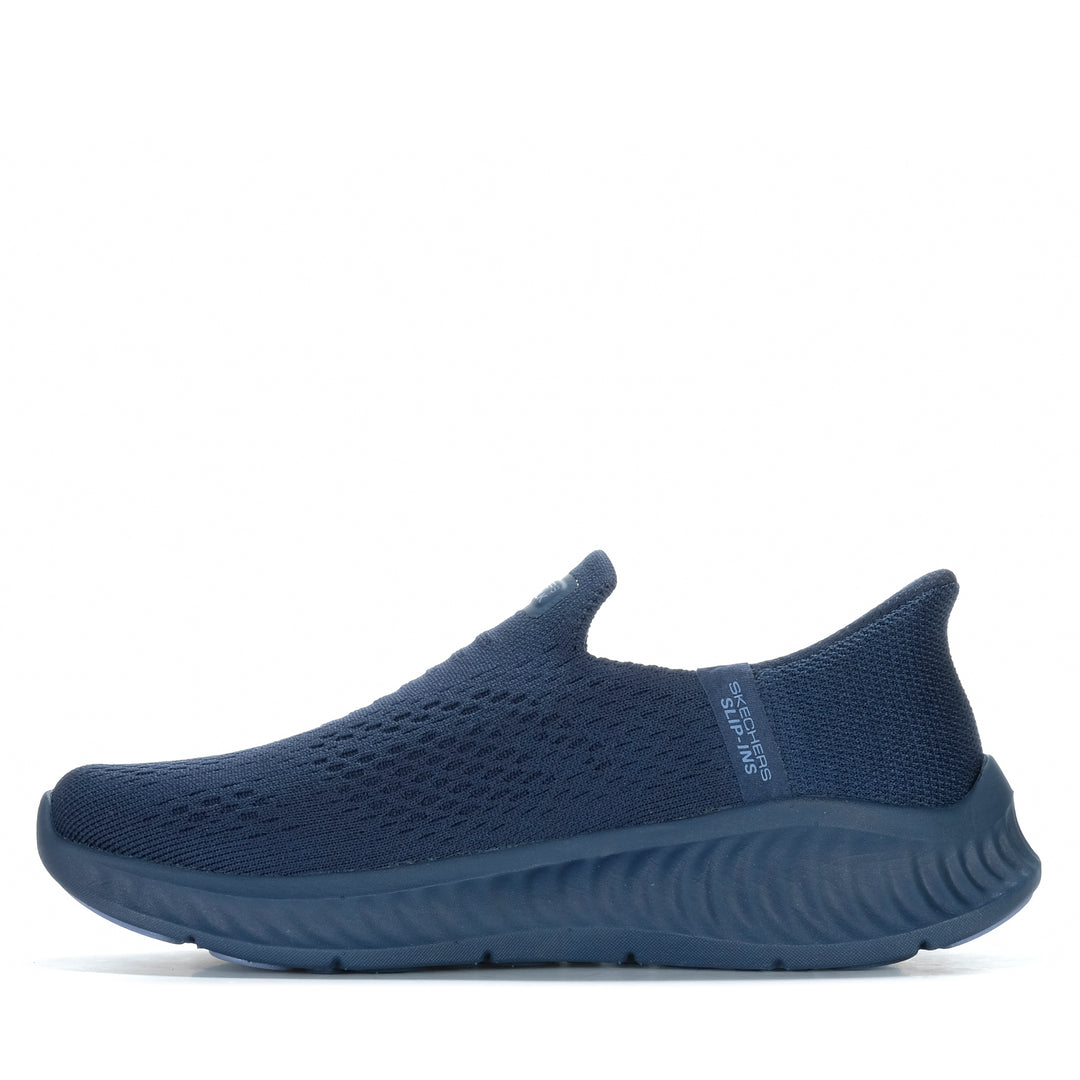 Skechers Slip-ins: GOwalk Now - Anahi Navy/Silver 125642 Womens Walking & Running