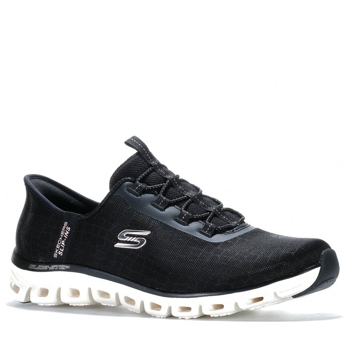 Skechers Slip-ins: Glide-Step - Prism Black/Rose Gold 104576W Womens Sports