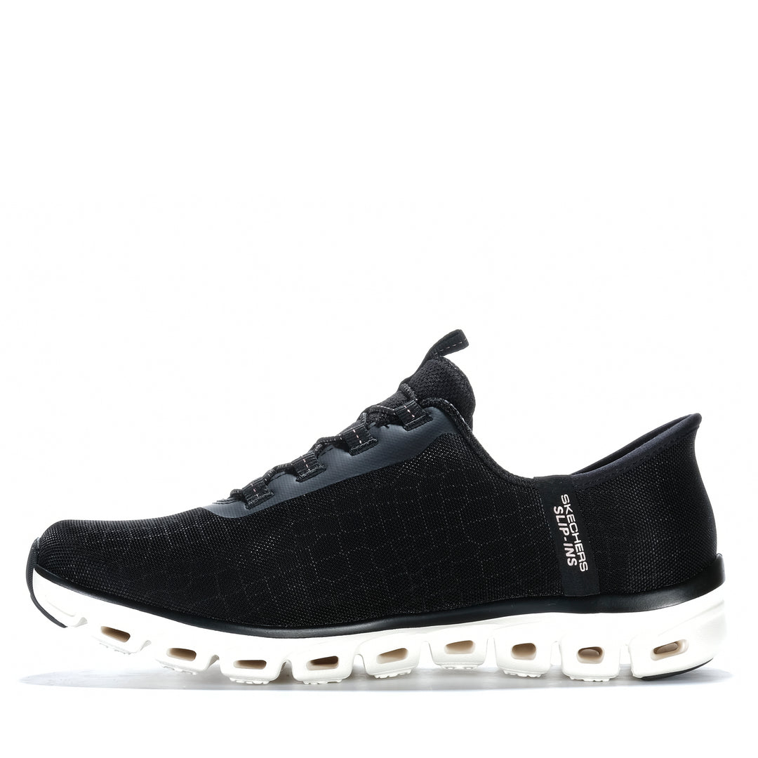 Skechers Slip-ins: Glide-Step - Prism Black/Rose Gold 104576W Womens Sports