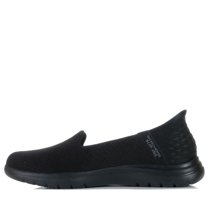 Skechers Slip-ins: On-the-GO Flex - Astonish 136542 Black/Black, 10 US, 11 US, 6 US, 7 US, 8 US, 9 US, black, flats, shoes, Skechers, slip ins, womens