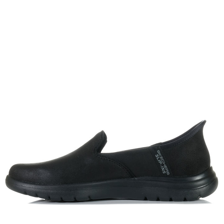 Skechers Slip-Ins: On-the-GO Flex - Captivating Black/Black, Womens