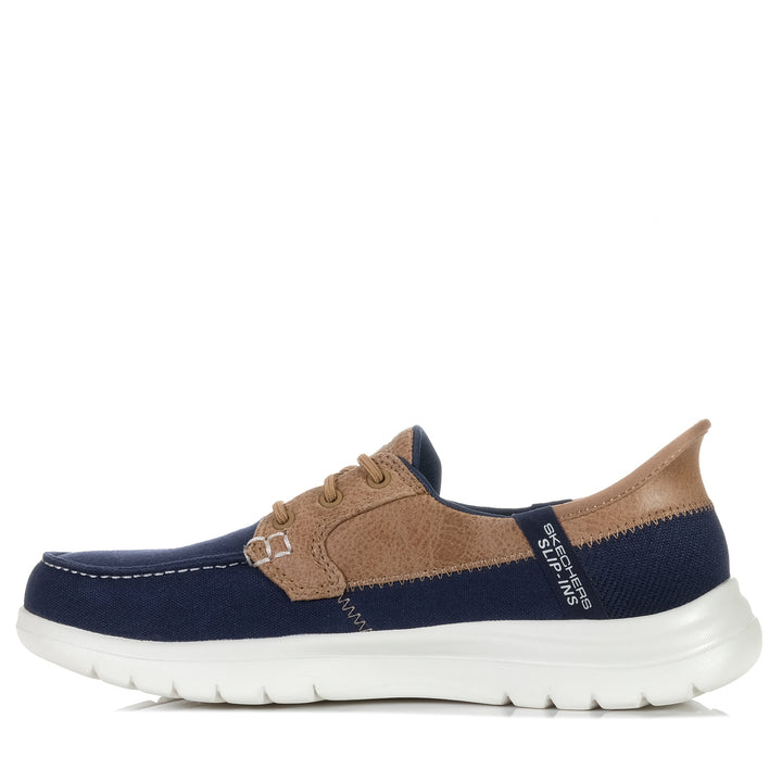 Skechers Slip-ins: On-the-GO Flex - Palmilla 136536 Navy, 10 US, 11 US, 6 US, 7 US, 8 US, 9 US, blue, boat shoes, flats, shoes, Skechers, womens