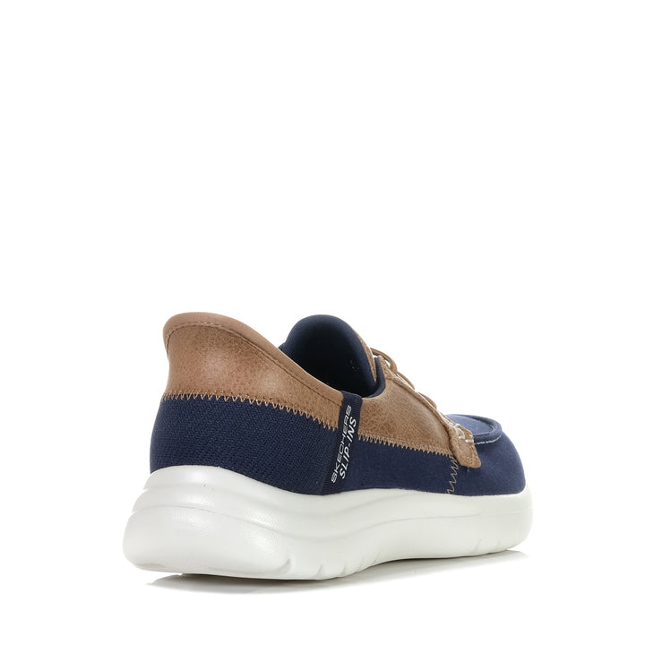 Skechers Slip-ins: On-the-GO Flex - Palmilla 136536 Navy, 10 US, 11 US, 6 US, 7 US, 8 US, 9 US, blue, boat shoes, flats, shoes, Skechers, womens