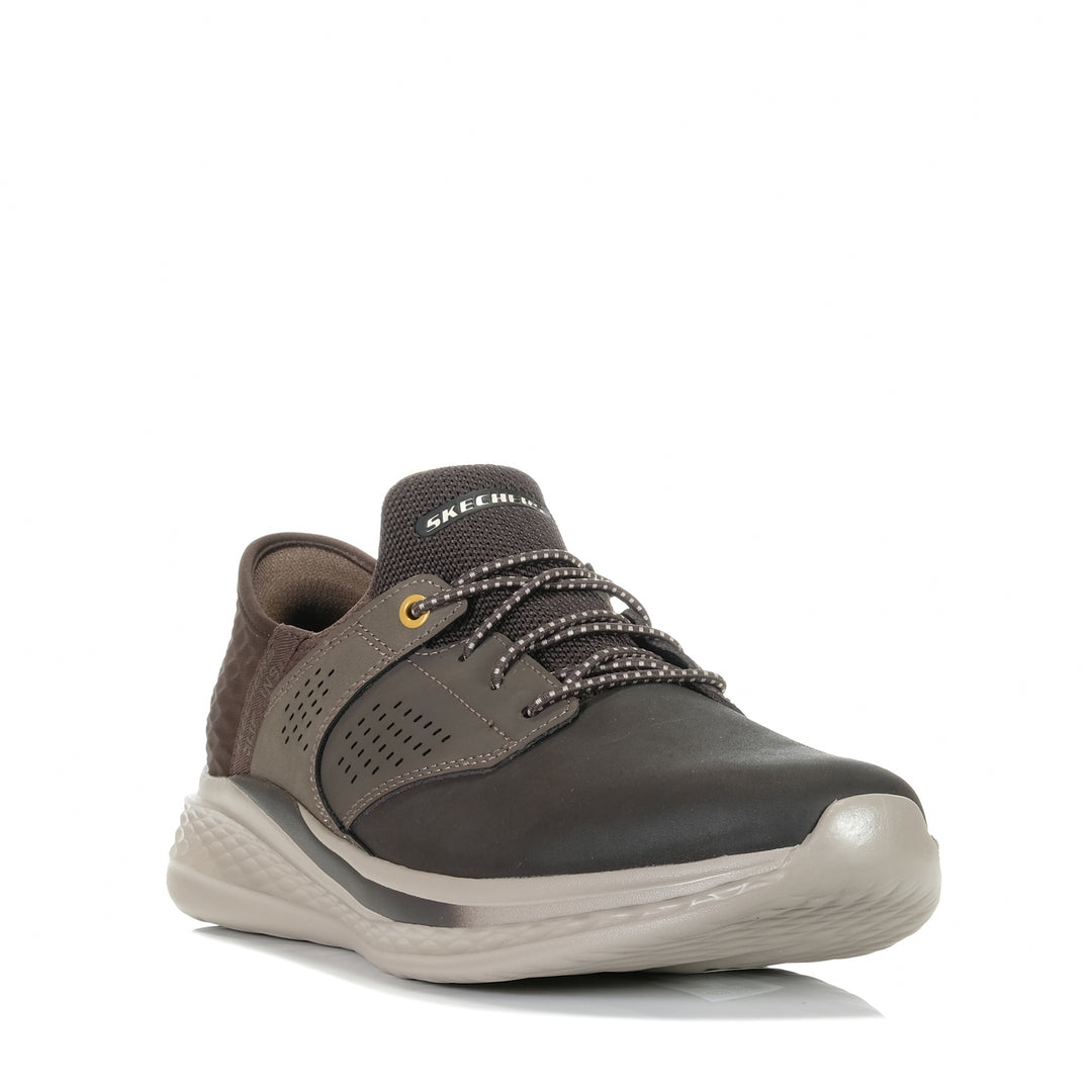 Skechers Slip-ins Relaxed Fit: Slade - Macklin Chocolate 210890, Mens